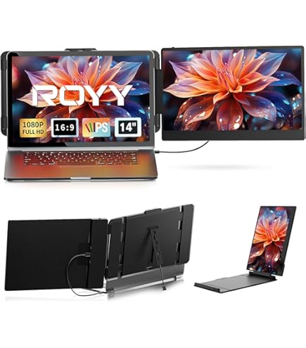 NexPad USB-C Portable Monitor for Laptop. 12 inch FHD 1080P IPS